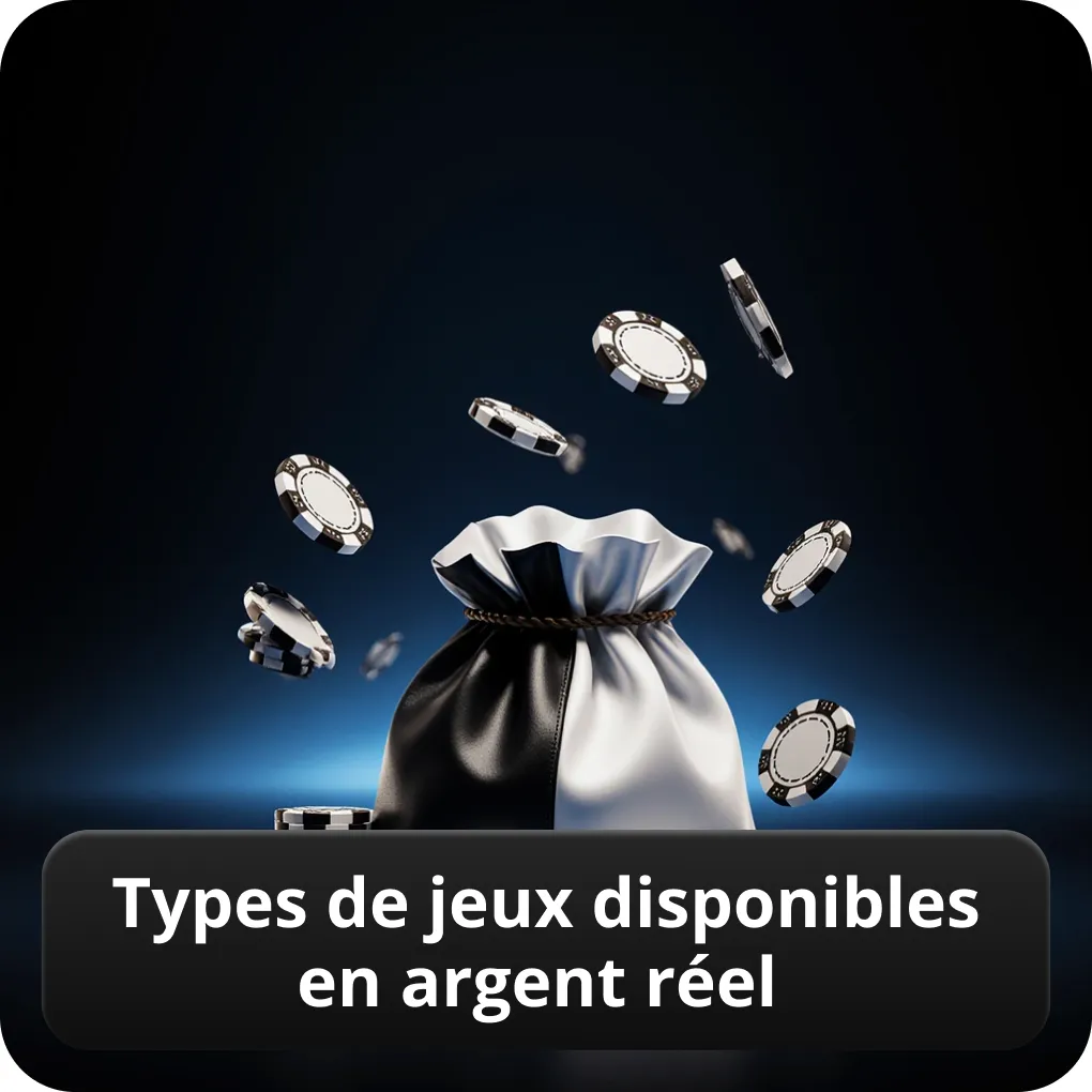 Types de Jeux Disponibles en Argent Réel